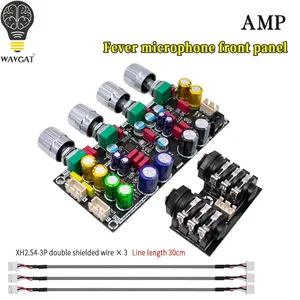 DSP Audio Mixing Module, Hi-Fi Karaoke Reverb Amplifier Front Panel with Mic Interface, Echo and 3D Effects for DIY Speaker - Product Image 5