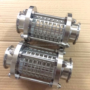 Triclume sanitario da 2 "vetro dritto con serraggio TC con copertura protettiva - Product Image 1