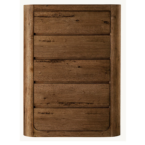 <span class=keywords><strong>Commode</strong></span> de rangement en bois personnalisable Rhoohill, style américain vintage, en bois massif, 5 tiroirs, pour chambre à coucher - Product Image 1