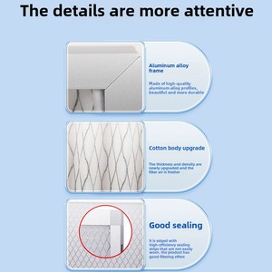 Hiệu quả cao G4 điều hòa không khí trung tâm lọc bụi Điều kiện Mới với tiểu túi trung bình lọc làm bằng sợi tổng hợp - Product Image 3
