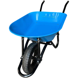 भारी शुल्क 75l धातु कार्वादीला एकल न्यूमेटिक व्हील निर्माण बैरो WB7200-Wheelbarrows - Product Image 3
