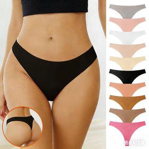Tanga Invisible Sin Costuras para Mujer, Ropa Interior Suave y Elástica para Uso Diario, Tanga Sin Costuras - Product Image 6