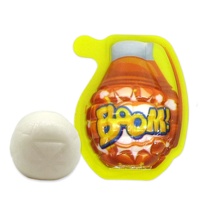 Populaire 3D Dessin Animé Forme Gummy Chew Sandwich Bonbons Remplissage Fruité Confiture Doux Bonbons Confiserie