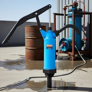 Pompe à tambour à levier Vevor, 9,5 oz par coup de levier, actionnée manuellement avec tube d'aspiration en 3 sections pour un transfert d'eau sécurisé - Product Image 2