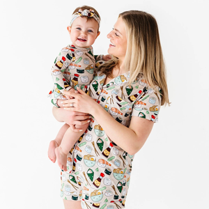 מפעל הסיטונאי מודפס בגדי שינה בקיץ פיג 'מה לנשים ערכות פיג' מה פרחוני במבוק נשים ערכות נשים - Product Image 2