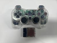 Control Inalámbrico 2.4G para PS2, Botones Transparentes con Diseño de Copo de Nieve, Vibración Dual, Control P2, Venta al por Mayor de Fábrica
