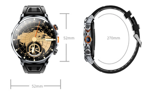 3 + 32GB Android Smartwatch Smartwatch erkekler GPS WIFI 4G LTE 1100Mah pil Play Store kalp hızı 1.95 inç ekran akıllı saat - Product Image 3