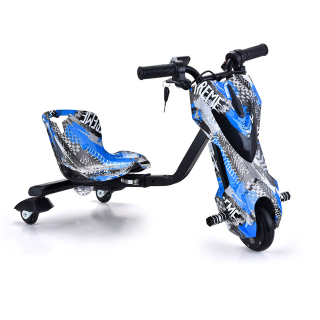 MINI Electric 36V 3-Wheel Drift Trike Scooter Kids Outdoor Fun Go Karts KD06 Model