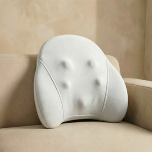 Cordless <b>Heated</b> Shiatsu Pillow, Portable Neck & Back Massager for Pain Relief, Car Home Office Use - Product Image 1