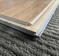 Wasserdichter SPC Klick-Vinylboden Piso Vinilico 20mil Nutzschicht Holzmaserung Starrer Kern PVC LVP Vinylplanken mit IXPE Kommerziell