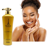 Produits blanchissants de luxe en marque privée, lotion blanchissante, hydratation intense, nourrissante, exfoliante, lotion pour le corps à blanchiment rapide et lissant