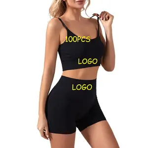 hot sale leggings and sports bra set XL Plus Size Workout Clothes Eco 2 Pieces Tight Butt Fitness Plus Size Yoga Clothes