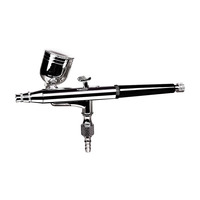 Kit aérographe HD-134 7,0 cc à alimentation par gravité, double action, vitesse réglable, pour peinture artistique, modélisme, maquillage, tatouage, réparation, portable