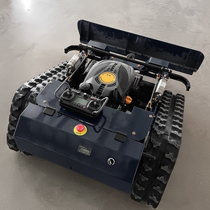 Cortacésped Robótico con Orugas de Goma para Agricultura, Alta Eficiencia, Certificación CE y EPA, Mini Tractor Inteligente de Giro Cero a Gasolina - Product Image 1