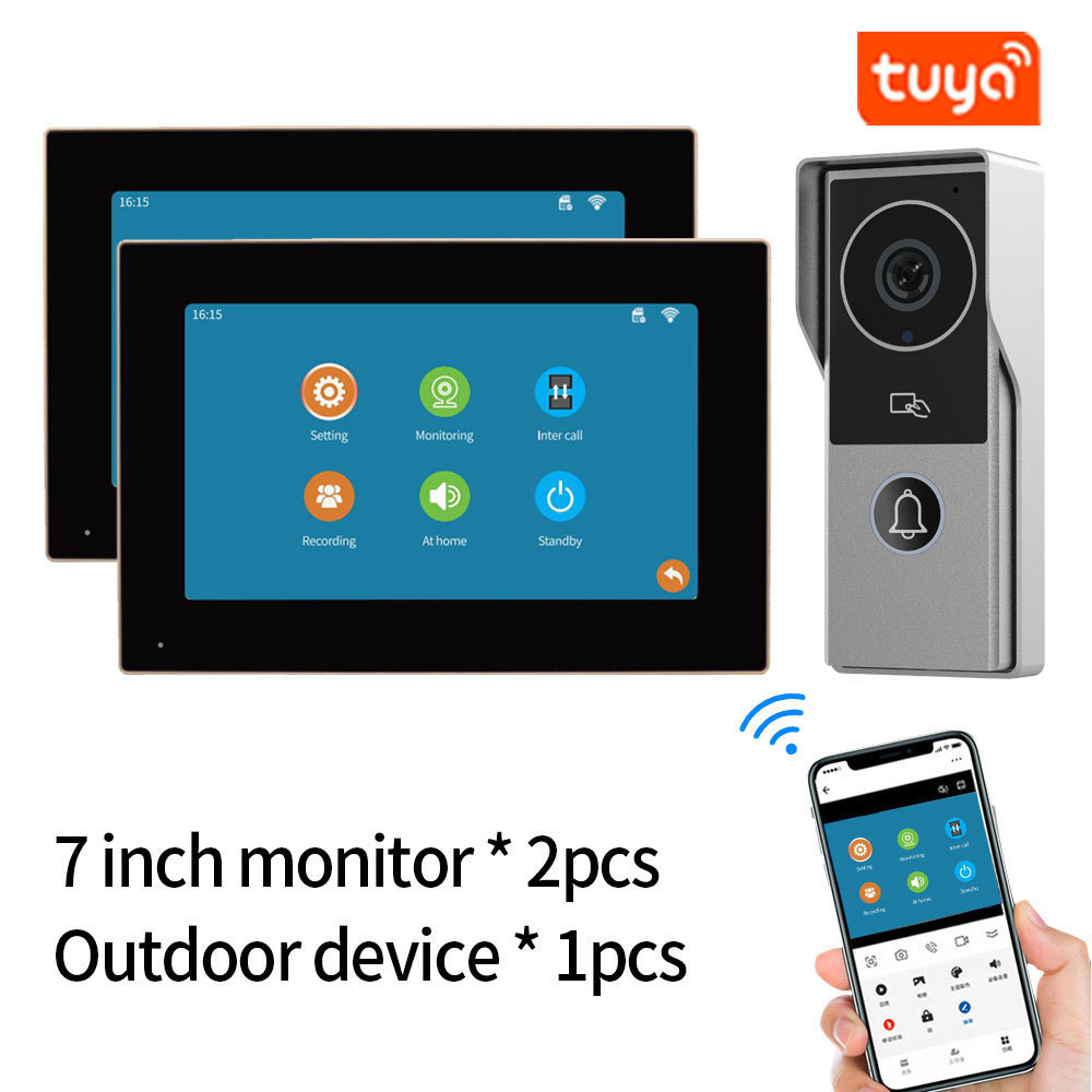 7-inch monitor * 2 pieces+Outdoor device *1pcs