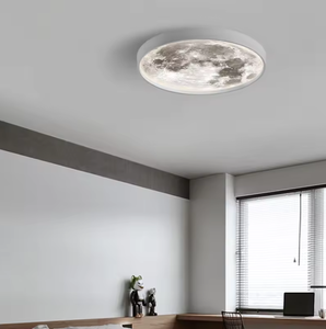 Nueva llegada Control sala de estar Luna diseño decorativo moderno candelabro colgante Led luces de techo - Product Image 2