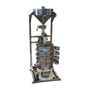 Tamiz vibratorio rotativo ultrasónico de gránulos de trigo Boneltra de alta precisión DHC 400 con tolva - Product Image 4