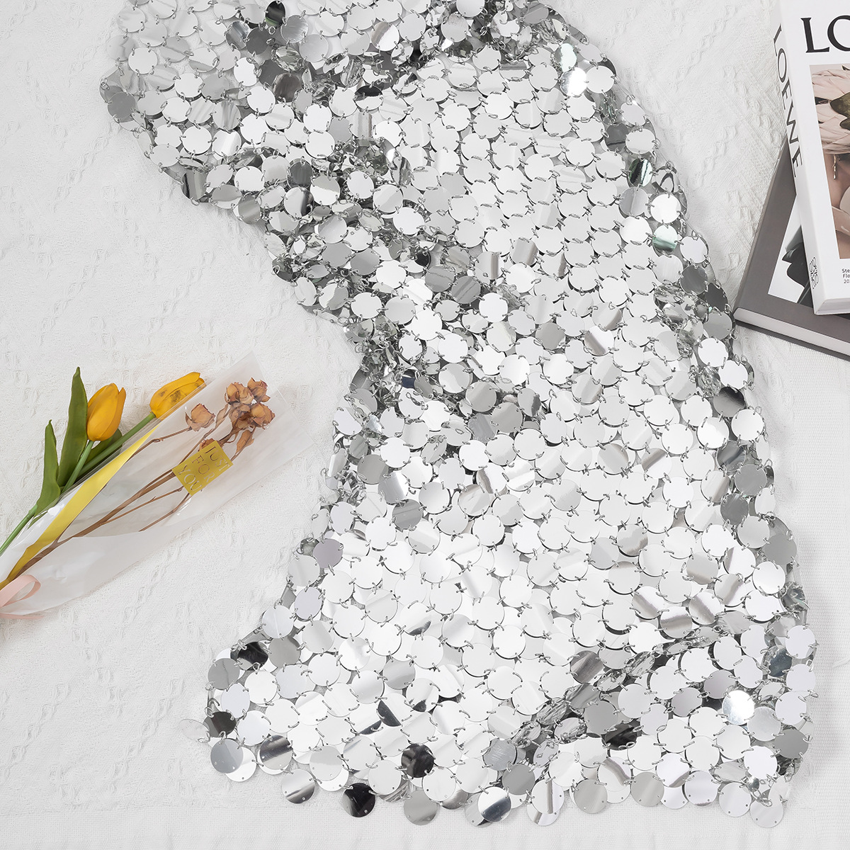 wedding dress strapless midi