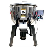 Omogeneizzatore Industriale in Acciaio Inox per Granuli di Plastica, Miscelatore Verticale in Acciaio Inox da 50kg