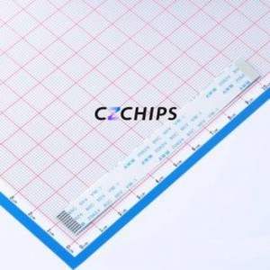 HC-FFC10-10P-100-A-01 FFC Cable (Flexible Flat Cable) P=1mm Connector 10P 0.5mm 0.3mm Non-Inverting - Product Image 1