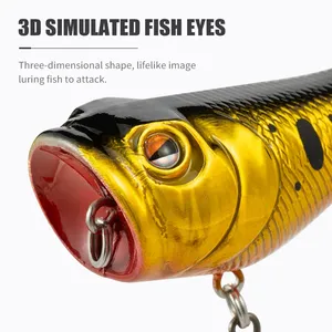 Lushawer Popper Topwater đi bộ con chó câu cá lurefloating 55mm 9g Mồi câu cá cho cá hồi <span class=keywords><strong>Bass</strong></span> wobblers nhân tạo nhựa - Product Image 5