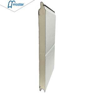 マスターウェル卸売りオーバーヘッド断面35mm 50mmサンドイッチパネル指保護スチールPUフォーム断熱ガレージドアパネル - Product Image 4