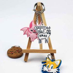 พวงกุญแจพีวีซีแบบนิ่ม 3 มิติ รูปทรงตามสั่ง ราคาประหยัด ของขวัญชิ้นเล็กๆ พร้อมโลโก้ของคุณ - Product Image 6