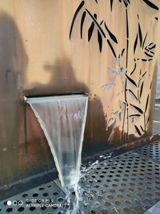 Fuente de Agua en Cascada de Acero Corten Moderna para Jardín, Nueva Tendencia para Exteriores - Product Image 2