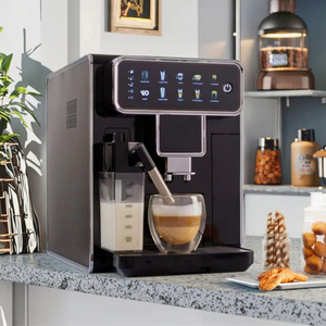 Cafetera Espresso Totalmente Automática para el Hogar y la Oficina, Cafetera para Negocios, Cafetera Espresso Totalmente Automática con - Product Image 3