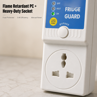 Protecteur de tension pour réfrigérateur 2200W AVS 13A 230V Prise UK Affichage numérique Protection contre les surtensions et les sous-tensions pour TV et congélateur