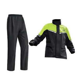 Chubasquero Moto Hombre/Mujer Ropa Impermeable, Alta Visibilidad