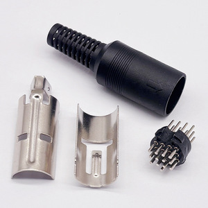 Conector de Panel DIN Grande de 13 Pines Macho Tipo S para Audio y Video - Product Image 1