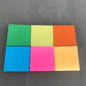 color paper 3X3''sticky tear off notepad - Product Image 2