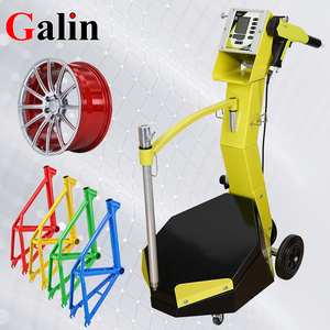 Pistola de Pulverização Eletrostática Manual Galin para Revestimento em Pó de Peças Metálicas de Alumínio, Alta Eficiência de Transferência, CE ELEXO PRO B - Product Image 1