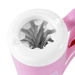 Pulitore e massaggiatore automatico per zampe di cane di migliore qualità, tazza per lo smaltimento dei rifiuti di animali domestici in silicone morbido, detergente per zampe di gatto in plastica sostenibile - Product Image 5