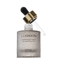 Peinture craquelée personnalisée haut de gamme 30ml 1OZ fond épais anneau élargi épaule plate bouteille d'huile essentielle peinture fleur de glace
