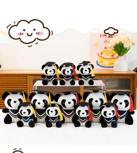 Peluche Creativo <span class=keywords><strong>Dr</strong></span>. Panda Laureato, Bambola per la Stagione dei Diplomi, Regalo Souvenir con Logo - Product Image 1
