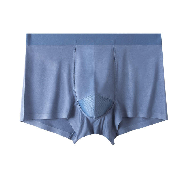 Sous-vêtements Hommes Mince Glace Soie Boxer Hommes Sans Couture