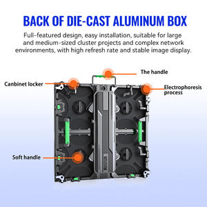 Location d'écran LED pour armoire 500x500mm 500x1000mm P2.976 Surface plate pour scène de mariage intérieure et stand d'<span class=keywords><strong>exposition</strong></span> - Product Image 3