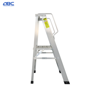 2 3 4 Steps <strong>Aluminum</strong> <strong>Ladder</strong> <strong>Single</strong>-Sided Grade 1A Aluminium Folding Stairs Household Platform Step <strong>Ladder</strong> - Product Image 2