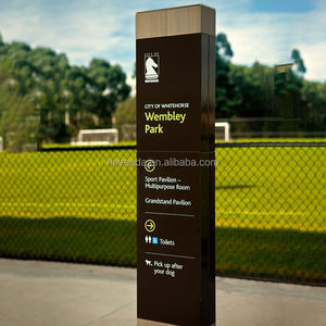 Tableau d'affichage extérieur personnalisé, imperméable et durable. Tableau d'annonces en acier inoxydable. Panneau <span class=keywords><strong>de</strong></span> signalisation pour les parcs et les zones scéniques - Product Image 1