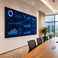 Mur vidéo LED couleur intérieur P1.8mm tout-en-un avec luminosité de 600 nits et fréquence de rafraîchissement de 3840 Hz pour salles de conférence
