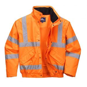 PORTWEST - RT32ORRXS High visibility RIS <b>orange</b> bomber <b>jacket</b> - EAN 5036108263844 <b>HI</b>-<b>VIS</b> WORKWEAR - Product Image 1