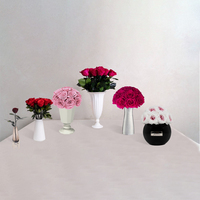 Vente en gros Vénus infini fleur dans vase éternelle pour toujours et fleur décoration d'intérieur roses stabilisées conservées avec tige en boîte