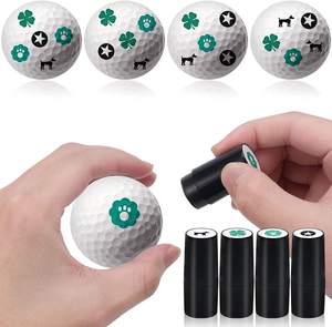 Tampon auto-encreur à séchage rapide en plastique et silicone pour balles de golf - Product Image 2