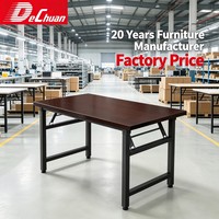 Bureau d'ordinateur pliable peu encombrant avec structure métallique pour la maison, le bureau et l'étude (vente en gros)