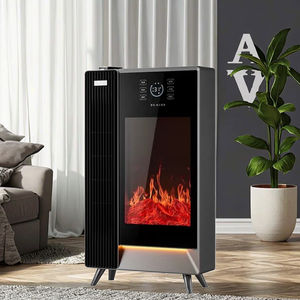 Calentador de chimenea inteligente con humidificador de vapor atomizado de llama simulada 3D Control remoto de voz para el hogar para coches Hogares Garajes - Product Image 6