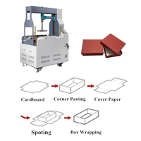 Machine automatique de formage de boîtes rigides pour bijoux et téléphones, machine de fabrication de boîtes cadeaux de luxe en carton, machine de fabrication de boîtes rigides