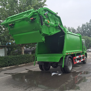 Harga pabrik 5cbm limbah koleksi 6 roda kapasitas pemadat Sinotruk HOWO 4x2 truk sampah - Product Image 5