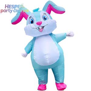 Disfraz Inflable de Conejo de Pascua Unisex Happy Sky para Adultos, Modelo Halloween-zm102, Diversión para Fiestas de Carnaval - Product Image 1